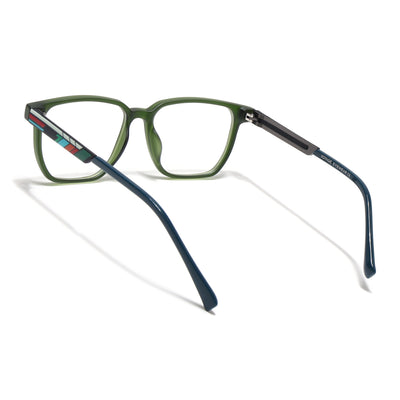Shift | Voyage Green Wayfarer  Eyeglasses for Men & Women (176101FMG9252)