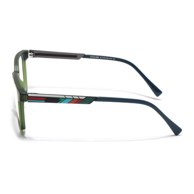 Shift | Voyage Green Wayfarer  Eyeglasses for Men & Women (176101FMG9252)