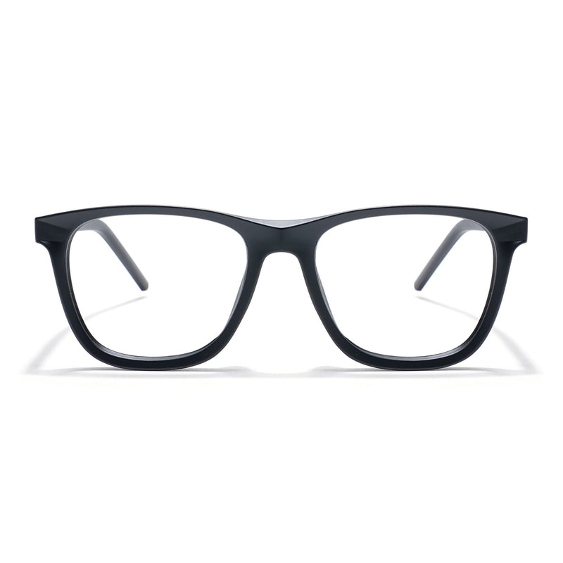 Eyejack Photochromic Matt Black Square Eyeglasses for Men & Women (18004CL592-C2)