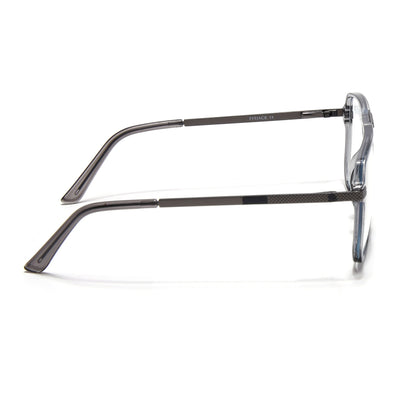 EyeJack Titex Shine Grey Wayfarer Eyeglasses for Men & Women (18901CL253-C5)