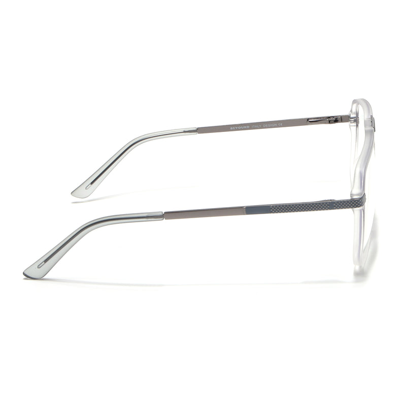 EyeJack Titex Matt Grey Wayfarer Eyeglasses for Men & Women (18901CL254-C6)