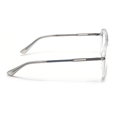 EyeJack Titex Matt Grey Wayfarer Eyeglasses for Men & Women (18902CL265-C6)