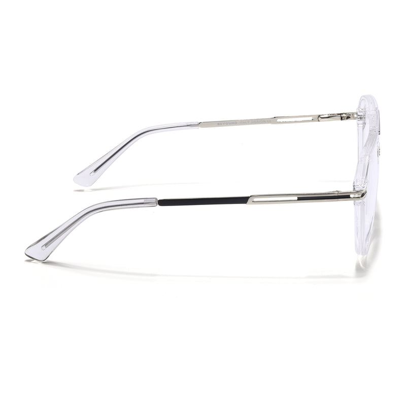 EyeJack Titex Transparent Wayfarer Eyeglasses for Men & Women (18902CL266-C7)