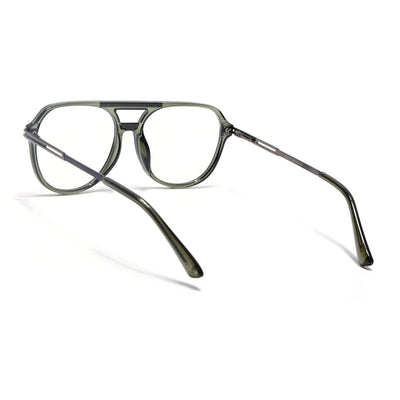 EyeJack Titex Green Wayfarer Eyeglasses for Men & Women (18902CL267-C8)