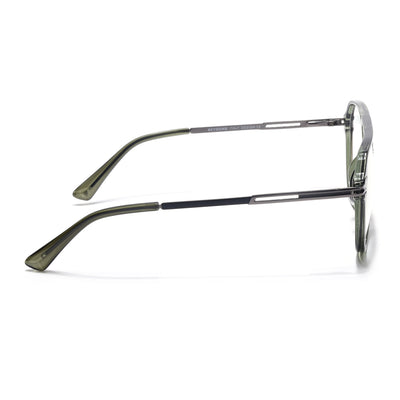 EyeJack Titex Green Wayfarer Eyeglasses for Men & Women (18902CL267-C8)
