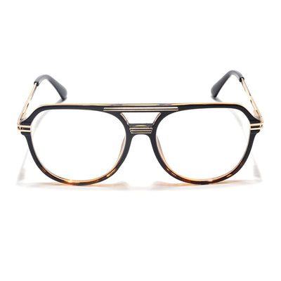 EyeJack Titex Demi Brown Wayfarer Eyeglasses for Men & Women (18902CL269-C10)