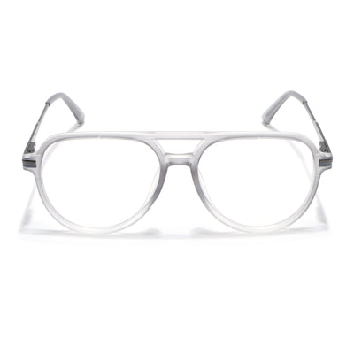 EyeJack Titex Matt Grey Wayfarer Eyeglasses for Men & Women (18903CL353-C6)