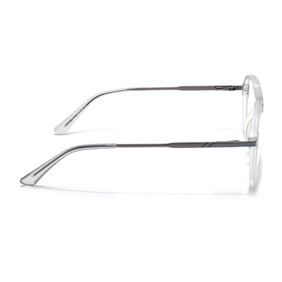 EyeJack Titex Matt Grey Wayfarer Eyeglasses for Men & Women (18903CL353-C6)