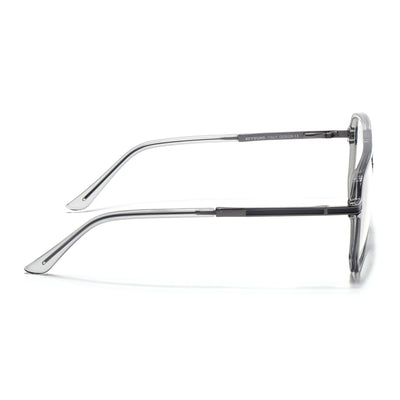 EyeJack Titex Shine Grey Wayfarer Eyeglasses for Men & Women (18904CL274-C5)