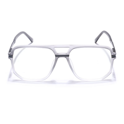 EyeJack Titex Matt Grey Wayfarer Eyeglasses for Men & Women (18904CL275-C6)