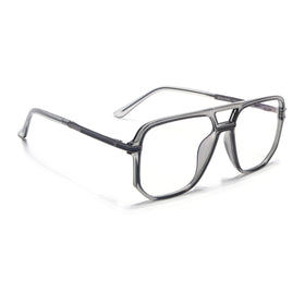 EyeJack Titex Green Wayfarer Eyeglasses for Men & Women (18904CL278-C9)