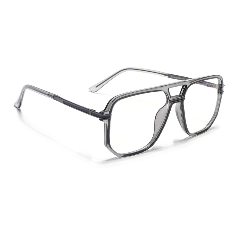 EyeJack Titex Green Wayfarer Eyeglasses for Men & Women (18904CL278-C9)