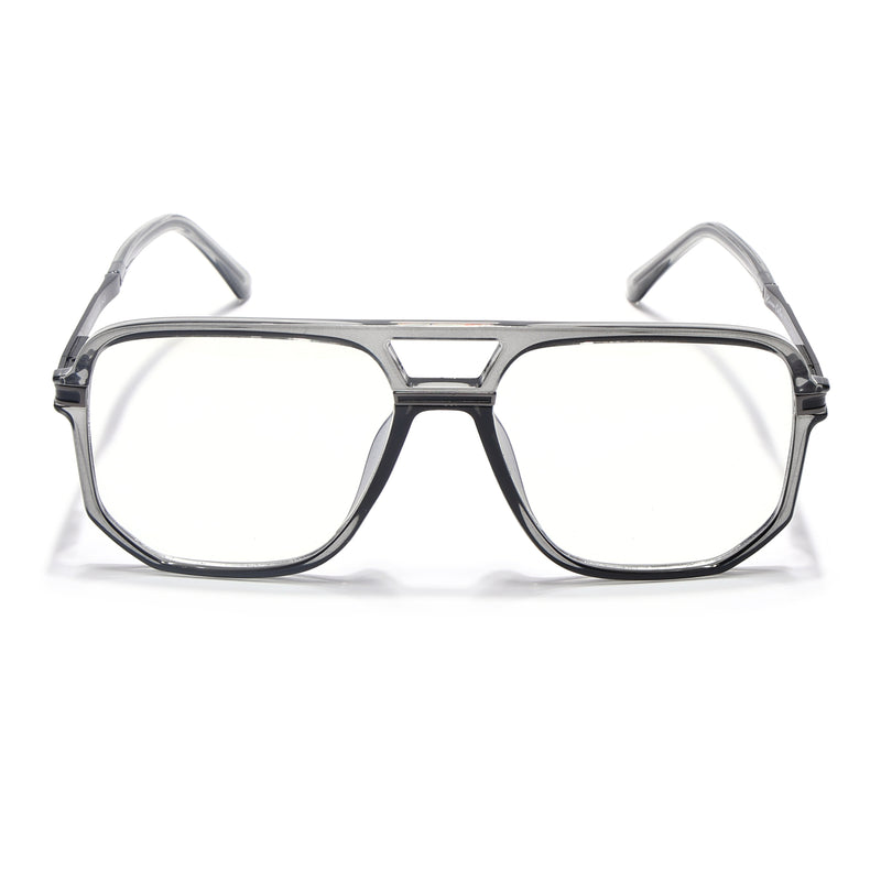 EyeJack Titex Green Wayfarer Eyeglasses for Men & Women (18904CL278-C9)