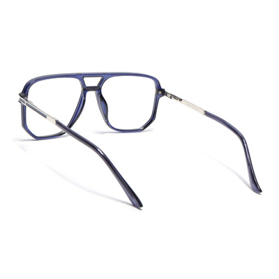 EyeJack Titex Blue Wayfarer Eyeglasses for Men & Women (18904CL279-C10)