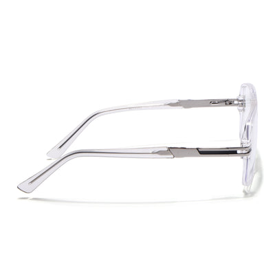 EyeJack Titex Transparent Wayfarer Eyeglasses for Men & Women (18905CL287-C7)