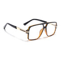 EyeJack Titex Demi Brown Wayfarer Eyeglasses for Men & Women (18905CL291-C11)