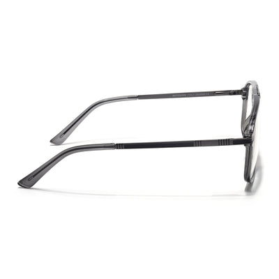 EyeJack Titex Shine Grey Aviator Eyeglasses for Men & Women (18906CL296-C5)