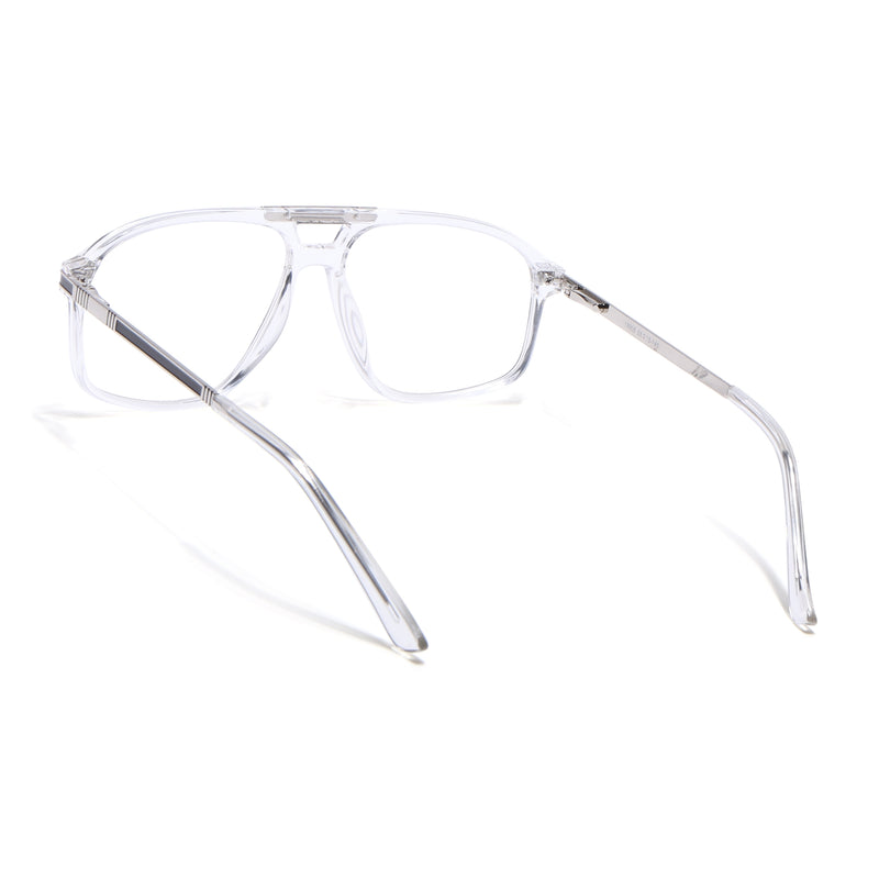 EyeJack Titex Transparent Aviator Eyeglasses for Men & Women (18906CL298-C7)