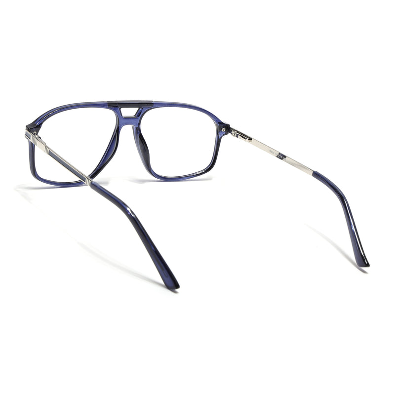 EyeJack Titex Blue Aviator Eyeglasses for Men & Women (18906CL301-C10)