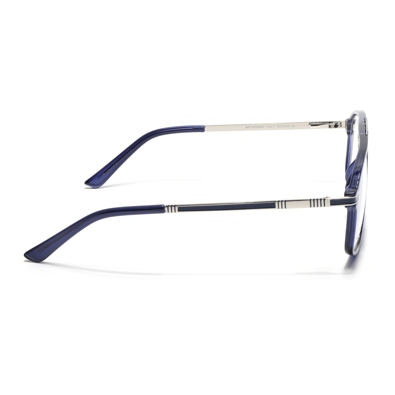 EyeJack Titex Blue Aviator Eyeglasses for Men & Women (18906CL301-C10)