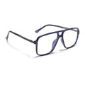 EyeJack Titex Blue Wayfarer Eyeglasses for Men & Women (18908CL323-C10)