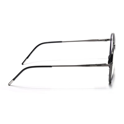 Eyejack Aura Grey & Black Wayfarer Eyeglasses for Men & Women (19002FCL1952-C1)