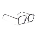 Eyejack Aura Grey & Black Wayfarer Eyeglasses for Men & Women (19004FCL1964-C1)
