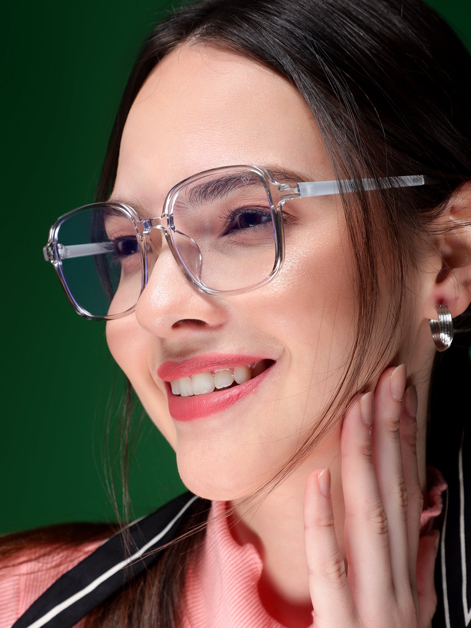 Voyage Air Grey Square Eyeglasses for Men & Women (901MG4383-C5)