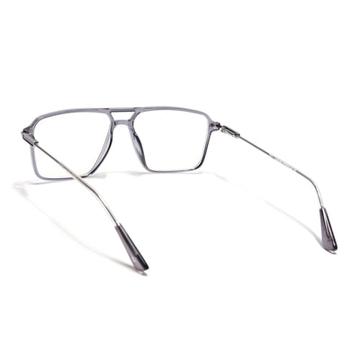 Voyage Zentrix Grey Wayfarer Metal Eyeglasses for Men & Women (2020SLMG6354-C3)