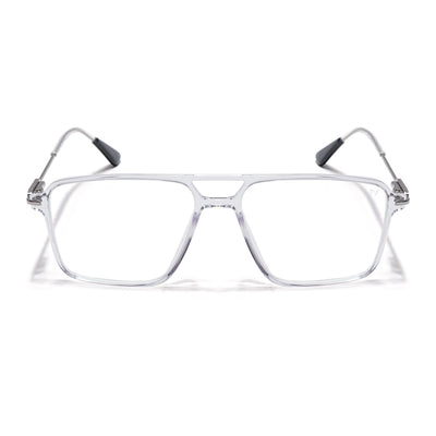 Voyage Zentrix Transparent Wayfarer Metal Eyeglasses for Men & Women (2020SLMG6355-C4)