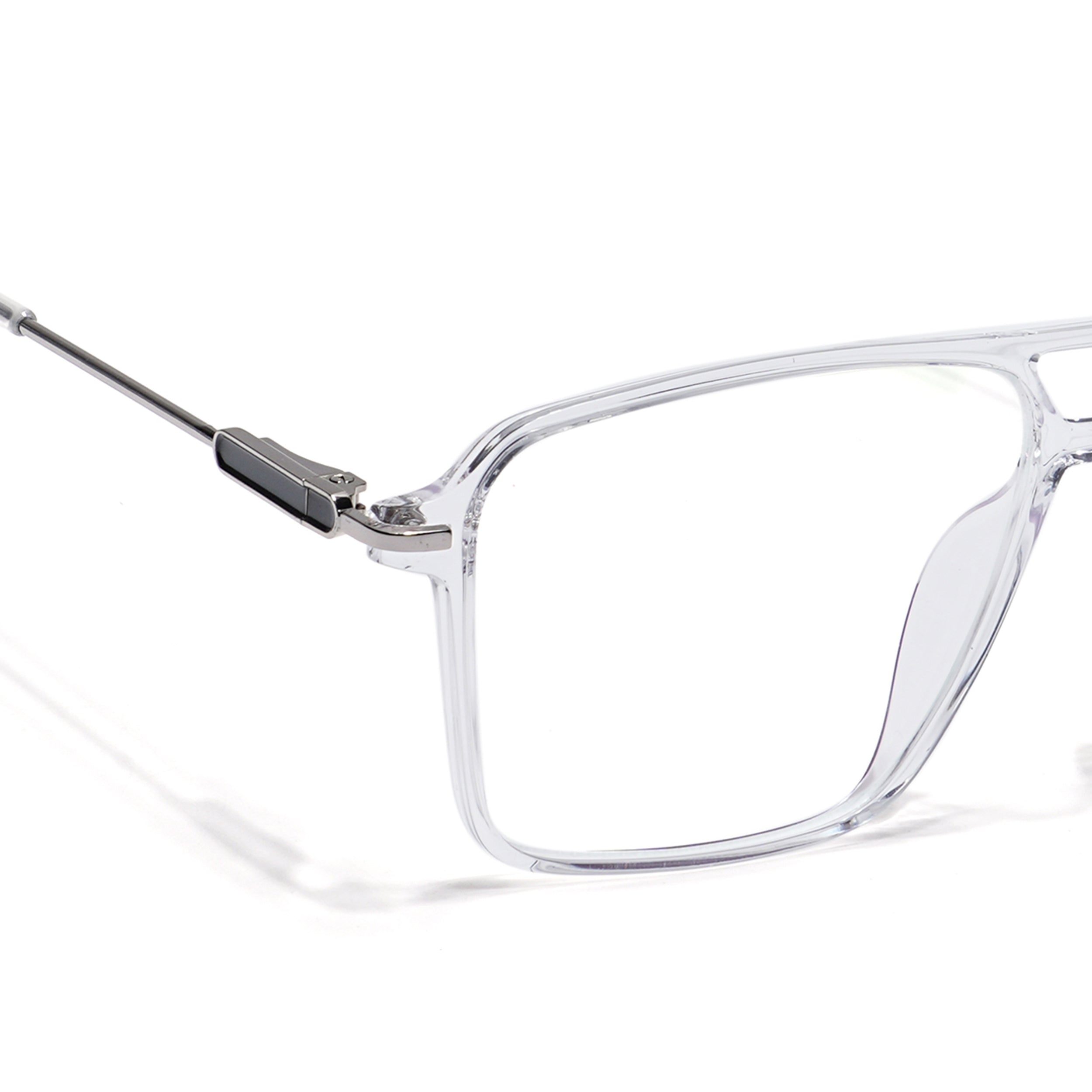 Voyage Zentrix Transparent Wayfarer Metal Eyeglasses for Men & Women (2020SLMG6355-C4)