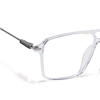 Voyage Zentrix Transparent Wayfarer Metal Eyeglasses for Men & Women (2020SLMG6355-C4)