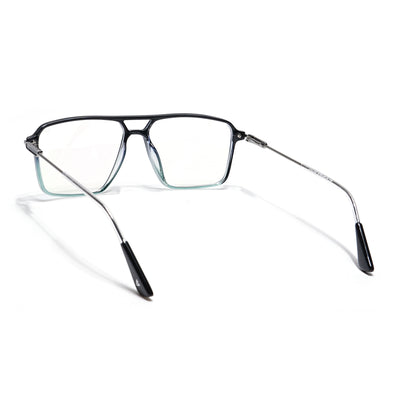 Voyage Visionary Select Black & Light Blue Wayfarer Eyeglasses for Men & Women (2020SLMG6358-C7)