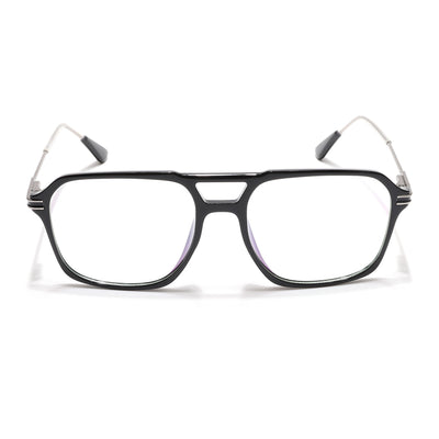 Voyage Zentrix Shine Black Square Metal Eyeglasses for Men & Women (2021SLMG6435-C2)