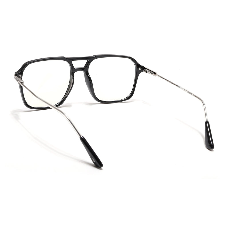 Voyage Zentrix Shine Black Square Metal Eyeglasses for Men & Women (2021SLMG6435-C2)