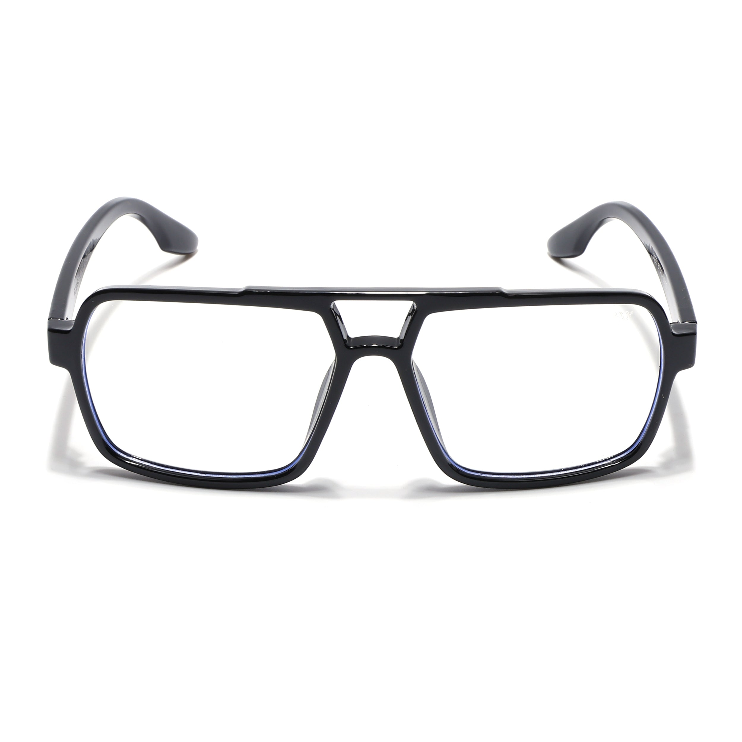 Voyage Maverick Shine Black Wayfarer Eyeglasses for Men & Women (20228MG5237-C1)