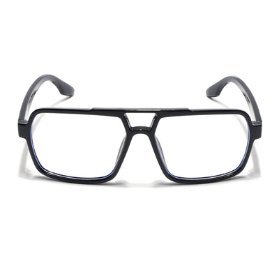 Voyage Maverick Shine Black Wayfarer Eyeglasses for Men & Women (20228MG5237-C1)