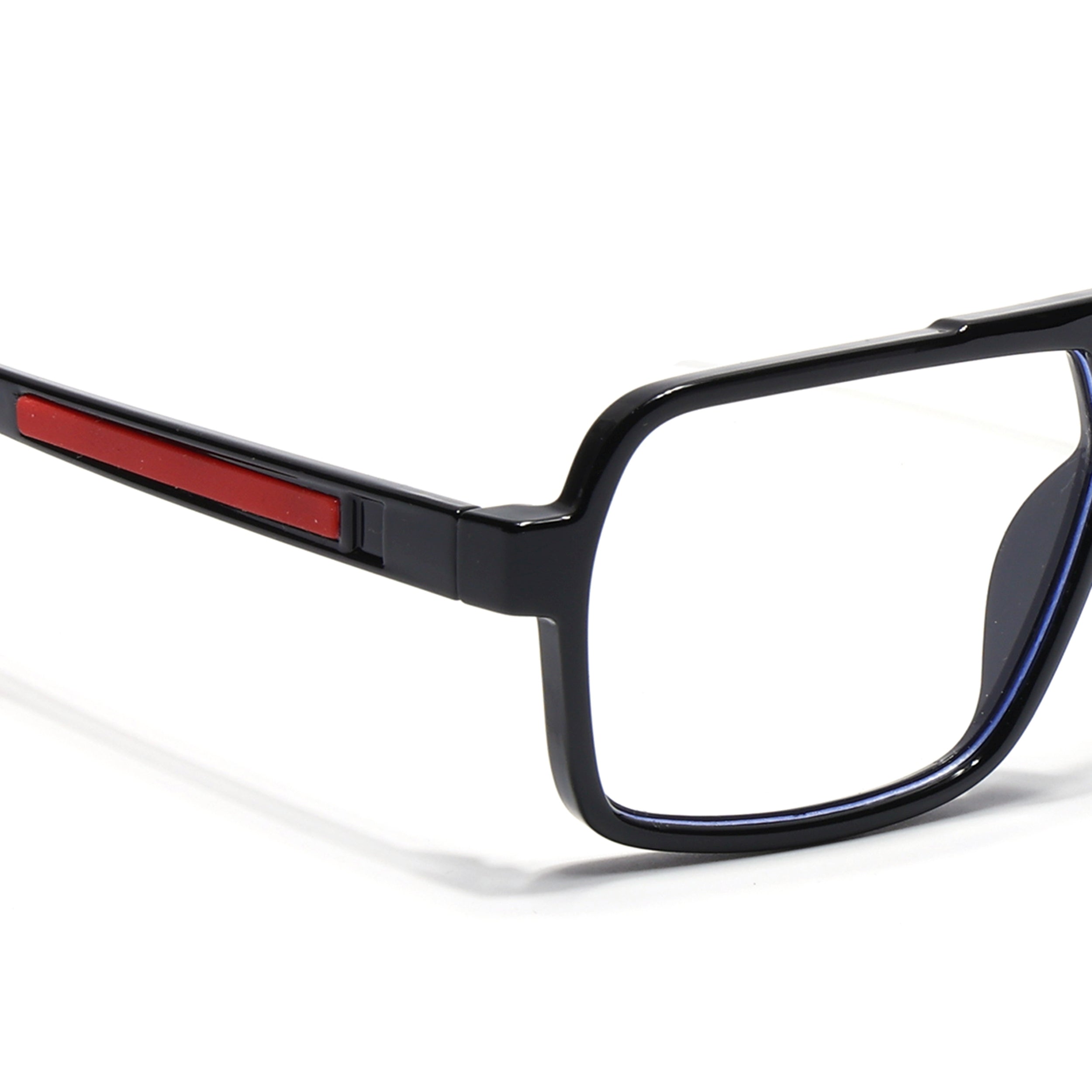 Voyage Maverick Shine Black Wayfarer Eyeglasses for Men & Women (20228MG5237-C1)