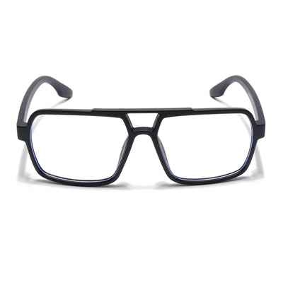 Voyage Maverick Matt Black Wayfarer Eyeglasses for Men & Women (20228MG5238-C2)