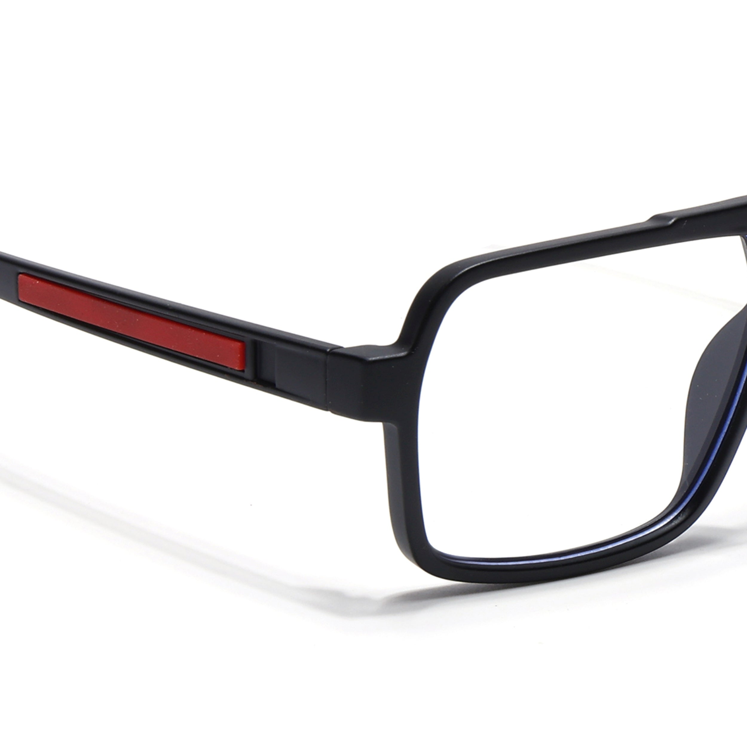 Voyage Maverick Matt Black Wayfarer Eyeglasses for Men & Women (20228MG5238-C2)