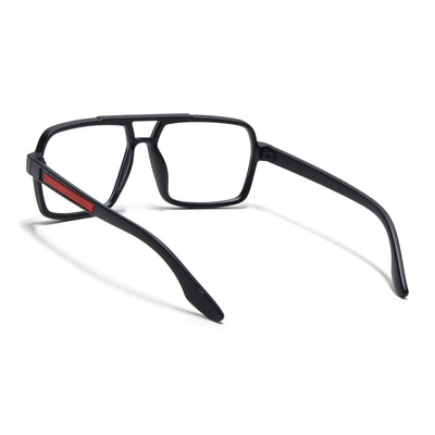Voyage Maverick Matt Black Wayfarer Eyeglasses for Men & Women (20228MG5238-C2)