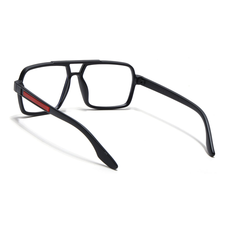 Voyage Maverick Matt Black Wayfarer Eyeglasses for Men & Women (20228MG5238-C2)