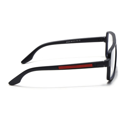 Voyage Maverick Matt Black Wayfarer Eyeglasses for Men & Women (20228MG5238-C2)