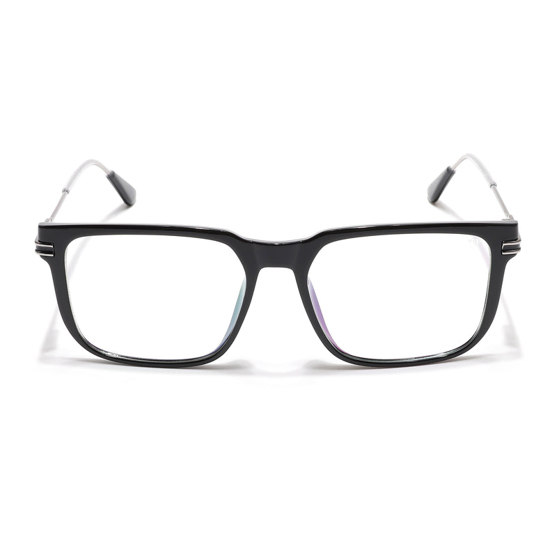 Voyage Zentrix Shine Black Square Metal Eyeglasses for Men & Women (2023SLMG6444-C2)