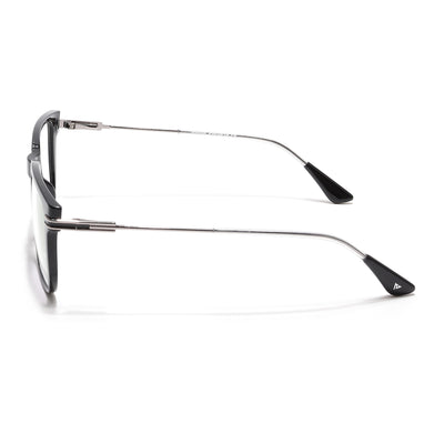 Voyage Zentrix Shine Black Square Metal Eyeglasses for Men & Women (2023SLMG6444-C2)