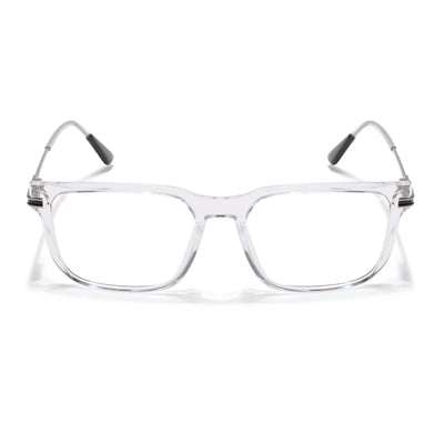 Voyage Zentrix Transparent Square Metal Eyeglasses for Men & Women (2023SLMG6445-C3)