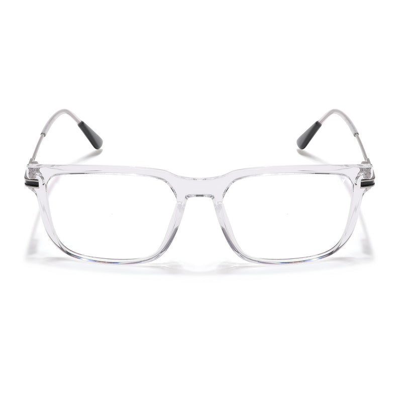 Voyage Zentrix Transparent Square Metal Eyeglasses for Men & Women (2023SLMG6445-C3)