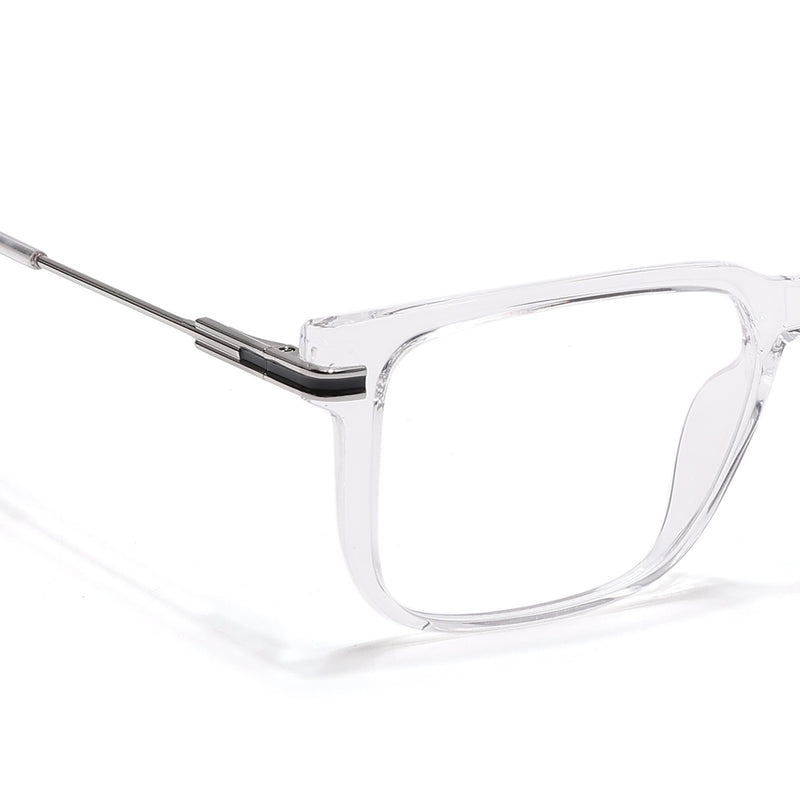 Voyage Zentrix Transparent Square Metal Eyeglasses for Men & Women (2023SLMG6445-C3)