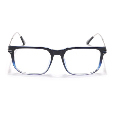 Voyage Zentrix Blue Square Metal Eyeglasses for Men & Women (2023SLMG6446-C4)