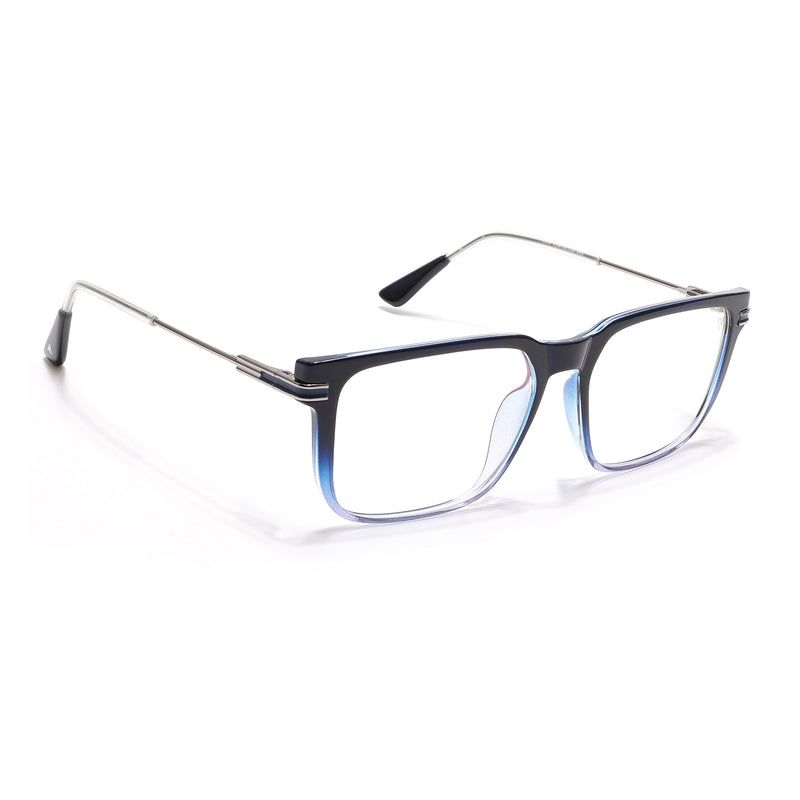 Voyage Zentrix Blue Square Metal Eyeglasses for Men & Women (2023SLMG6446-C4)